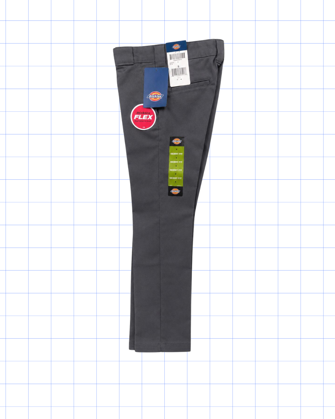 DICKIES CHARCOAL GRAY SLIM FIT: PRIMERO A DUODÉCIMO GRADO