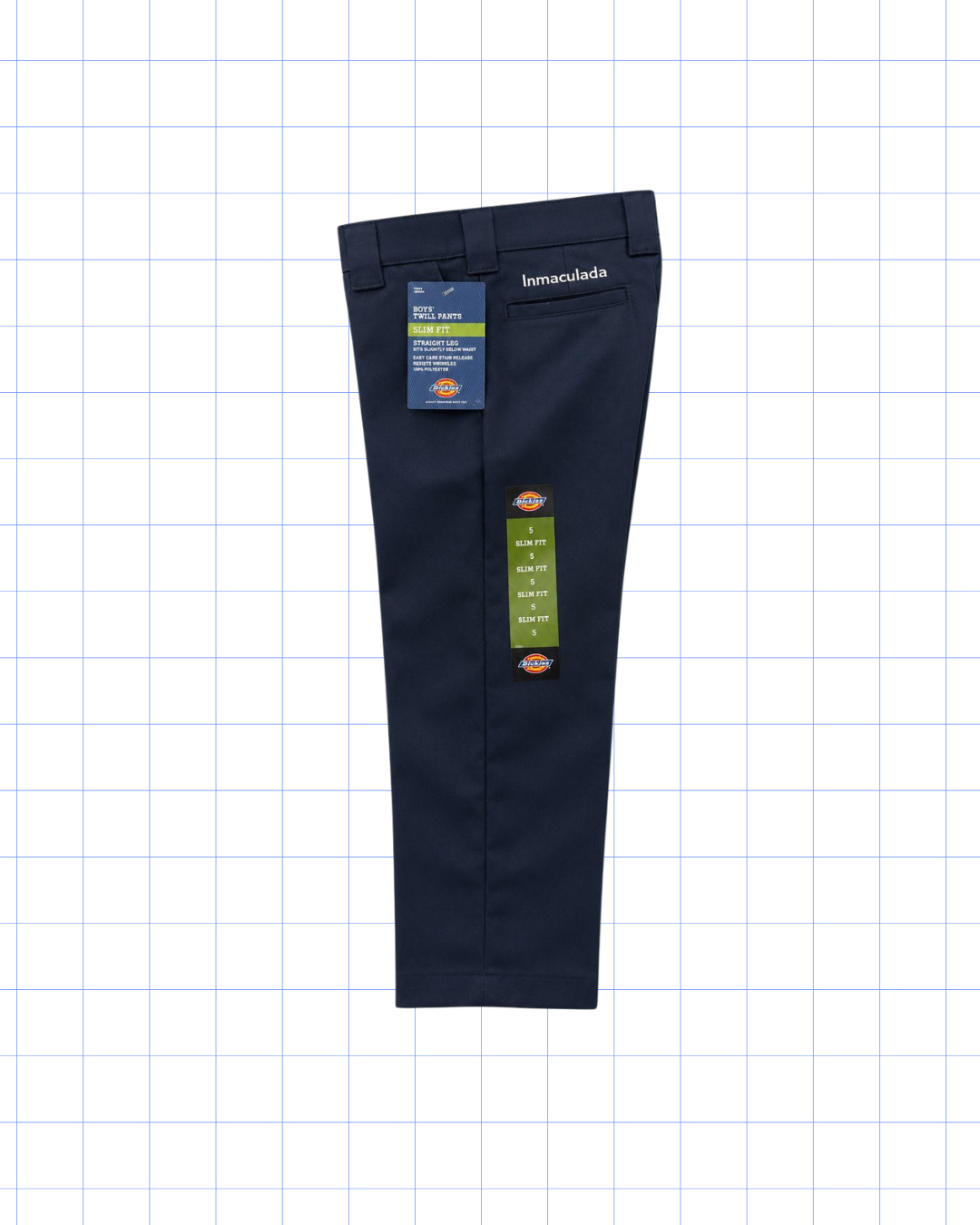 DICKIES NAVY BLUE SLIM FIT: KINDER A DUODECIMO GRADO