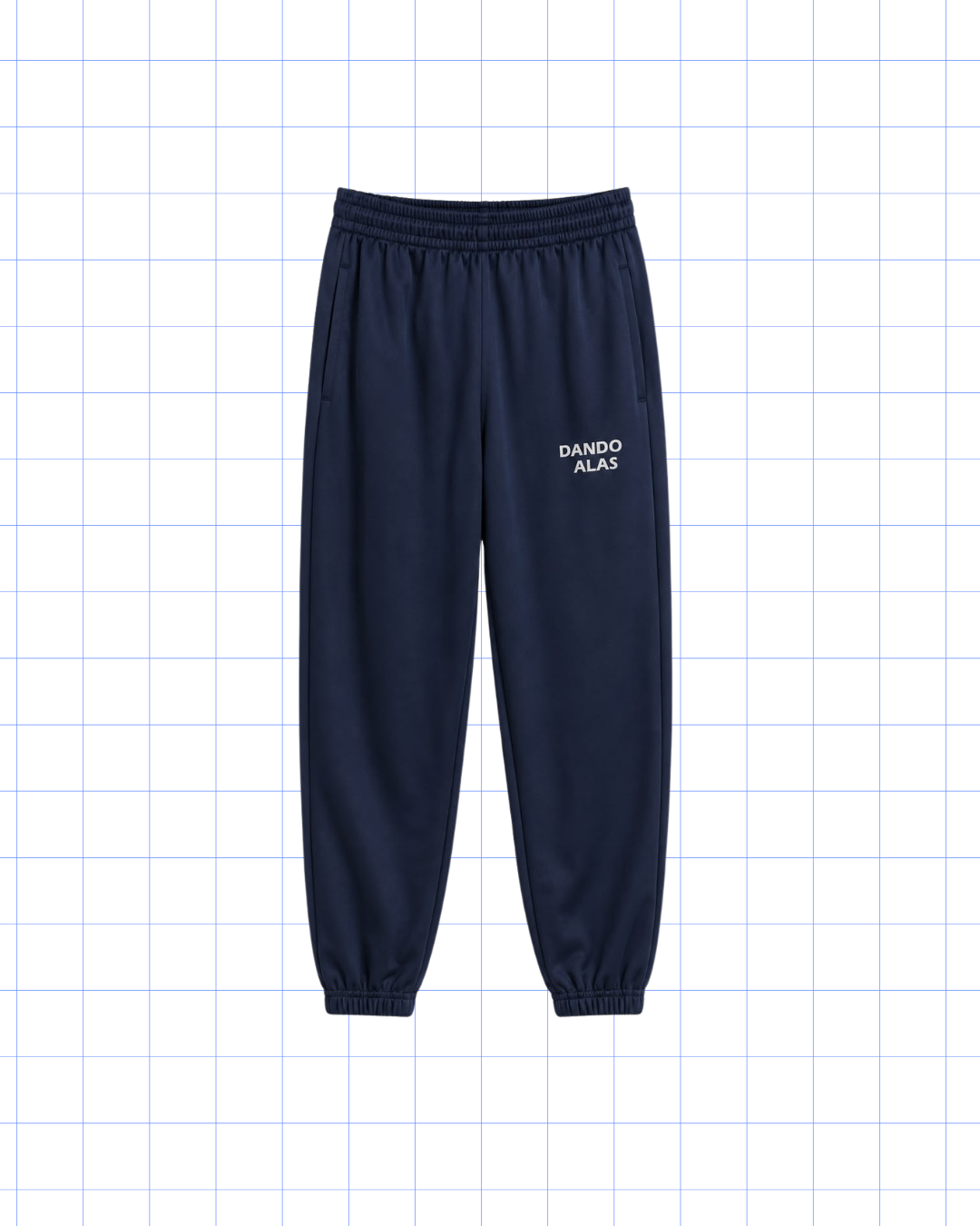 MATERNAL- PRE-KINDER: PANTALON LARGO NAVY BLUE CON LOGO
