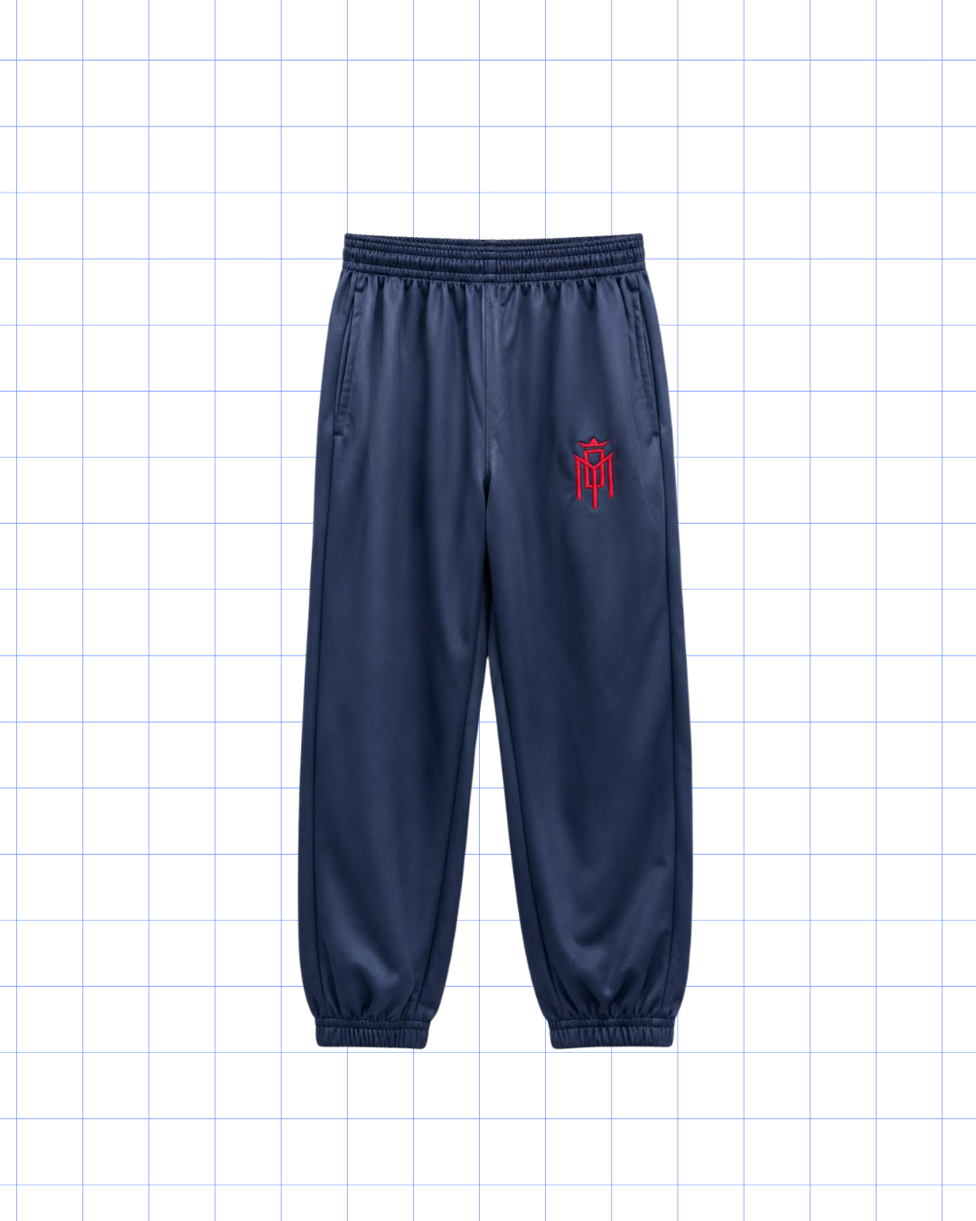 KINDER A UNDÉCIMO: PANTALÓN DEPORTIVO NAVY BLUE CON LOGO
