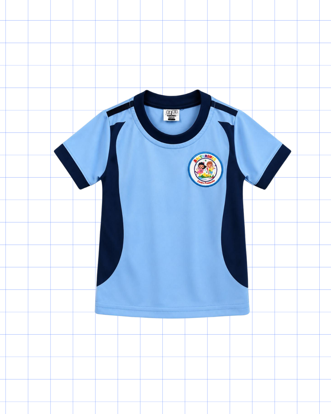 MATERNAL- PRE/PRE- PRE-KINDER: CAMISA AZUL