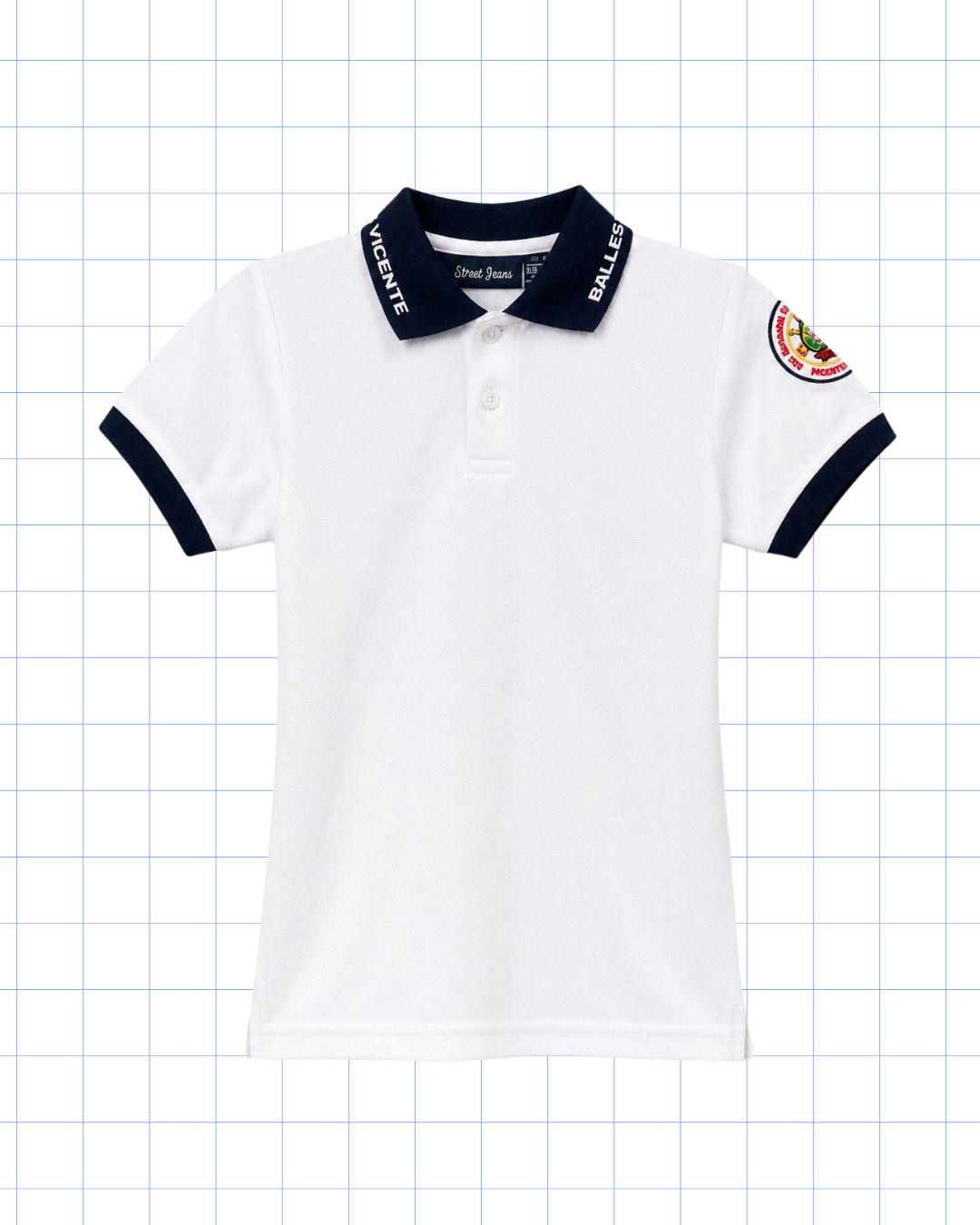 KINDER A OCTAVO GRADO: CAMISA BLANCA
