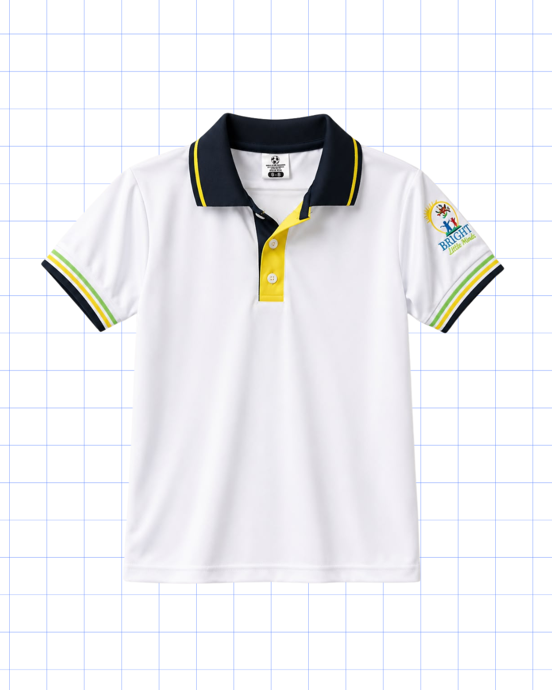 KINDER A QUINTO GRADO: POLO BLANCA CON LOGO