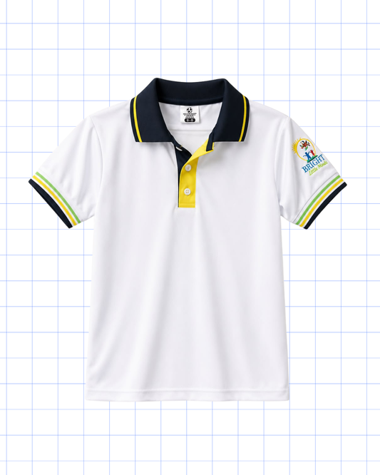 KINDER A QUINTO GRADO: POLO BLANCA CON LOGO