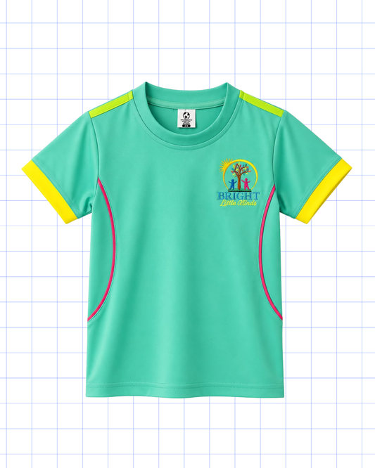 CAMISA DEPORTIVA: MENTA CON LOGO PRIMERO A QUINTO GRADO