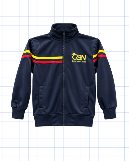 ABRIGO DEPORTIVO NAVY BLUE: PRIMERO A UNDECIMO GRADO