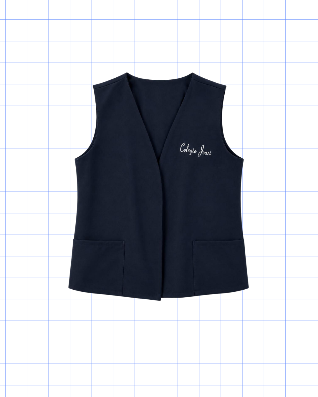 SÉPTIMO A DUODÉCIMO GRADO: CHALECO NAVY BLUE GRAY