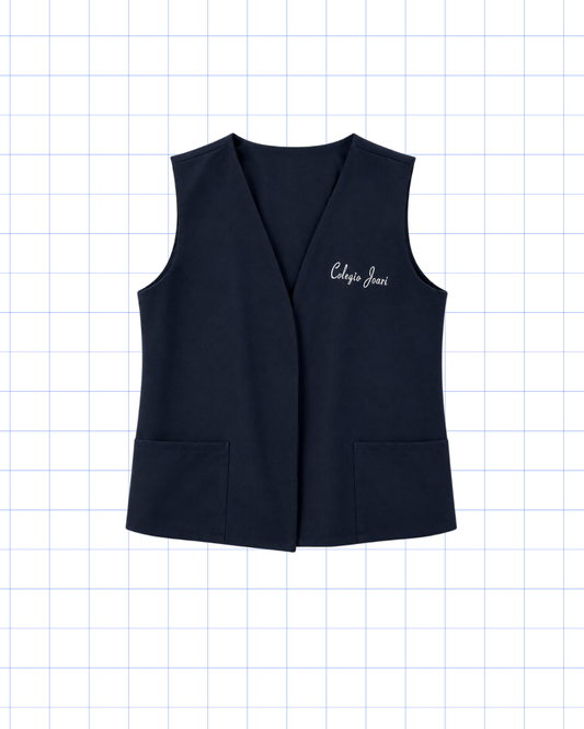 SÉPTIMO A DUODÉCIMO GRADO: CHALECO NAVY BLUE GRAY