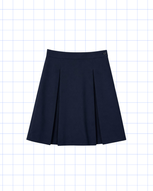 SÉPTIMO A DUODÉCIMO GRADO: FALDA NAVY BLUE