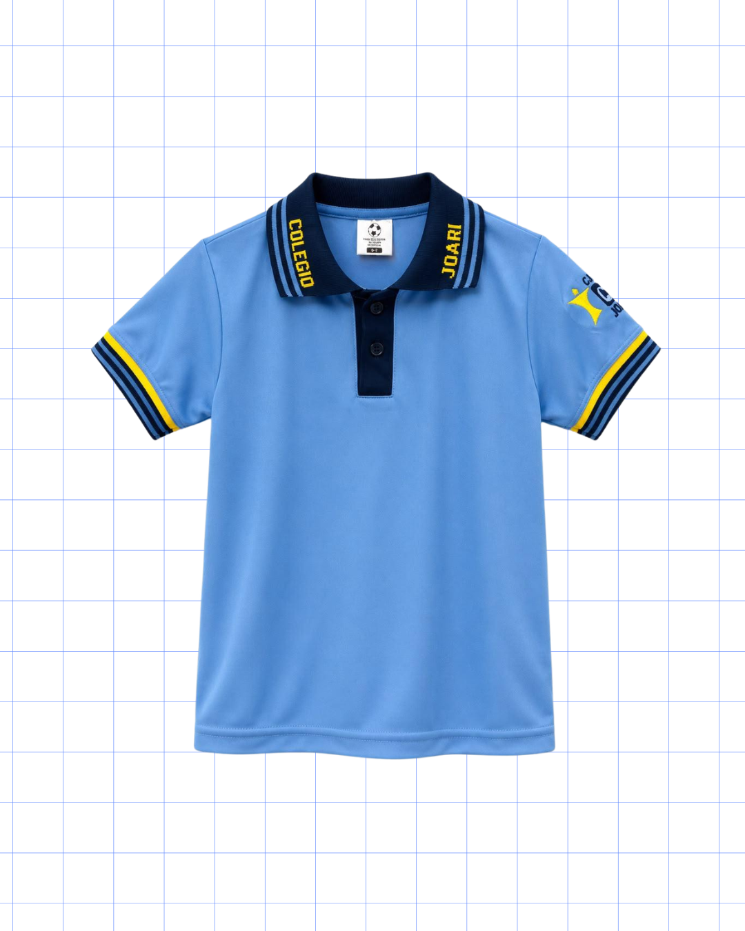 KINDER A SEXTO: POLO AZUL CON LOGO