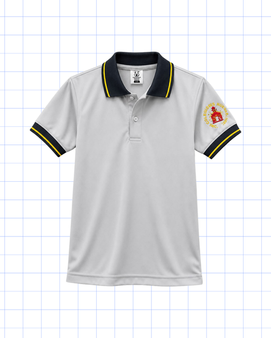 KINDER A UNDÉCIMO GRADO: POLO GRIS CON LOGO NENAS