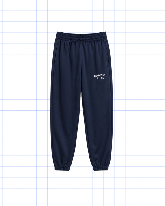 MATERNAL- PRE-KINDER: PANTALON LARGO NAVY BLUE CON LOGO