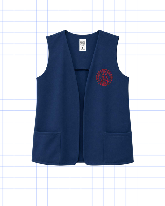 NOVENO A DUODÉCIMO GRADO: CHALECO NAVY BLUE
