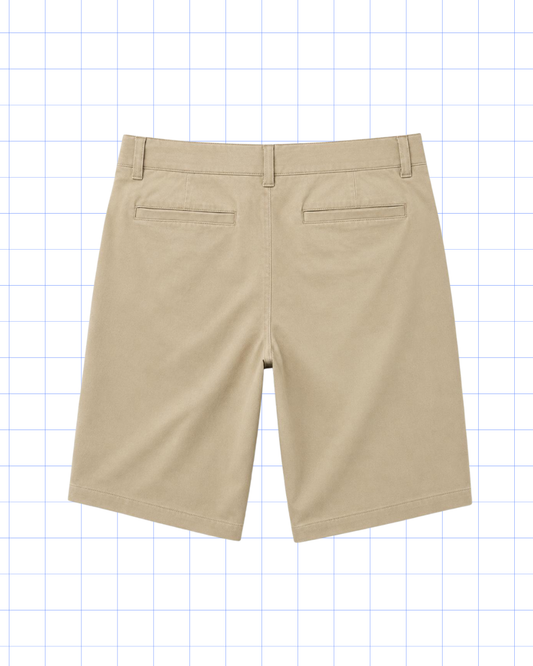 PANTALÓN CORTO CREMA NENAS