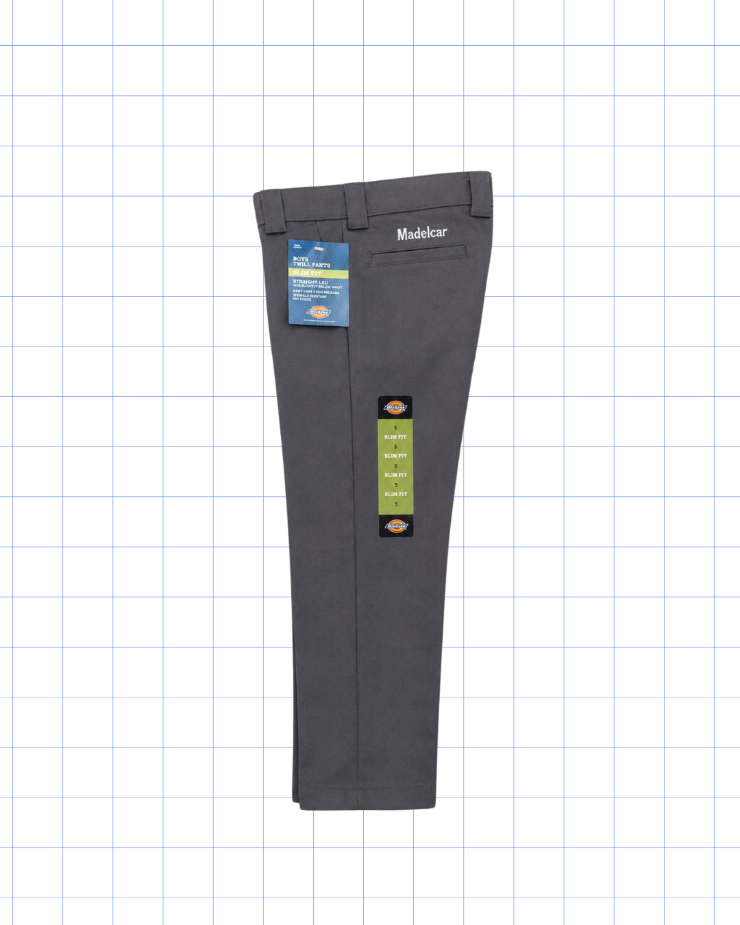 DICKIES CHARCOAL GRAY SKINNY FIT: PRIMERO A DUODECIMO GRADO