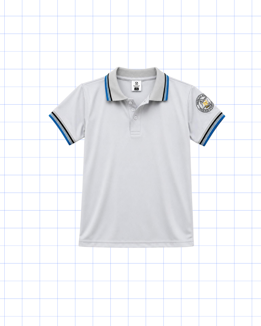 SEPTIMO A DUODECIMO: POLO GRIS CON LOGO