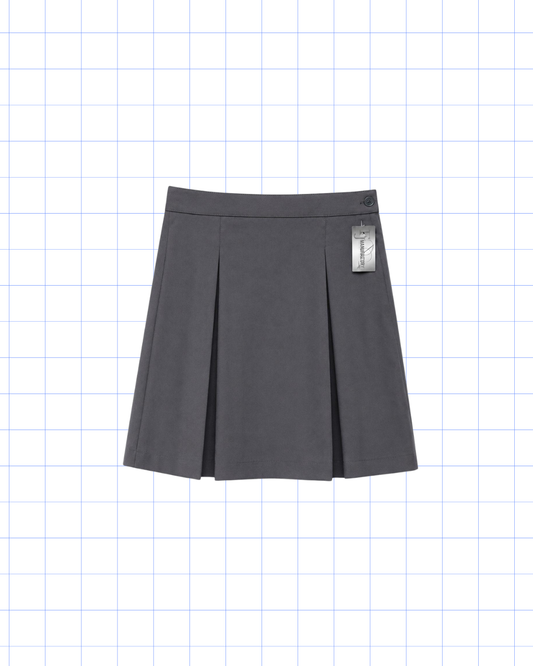 SEPTIMO A DUODECIMO GRADO: FALDA CHARCOAL GRAY