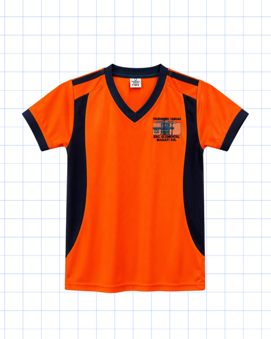 PRIMERO A QUINTO: CAMISA ANARANJADA