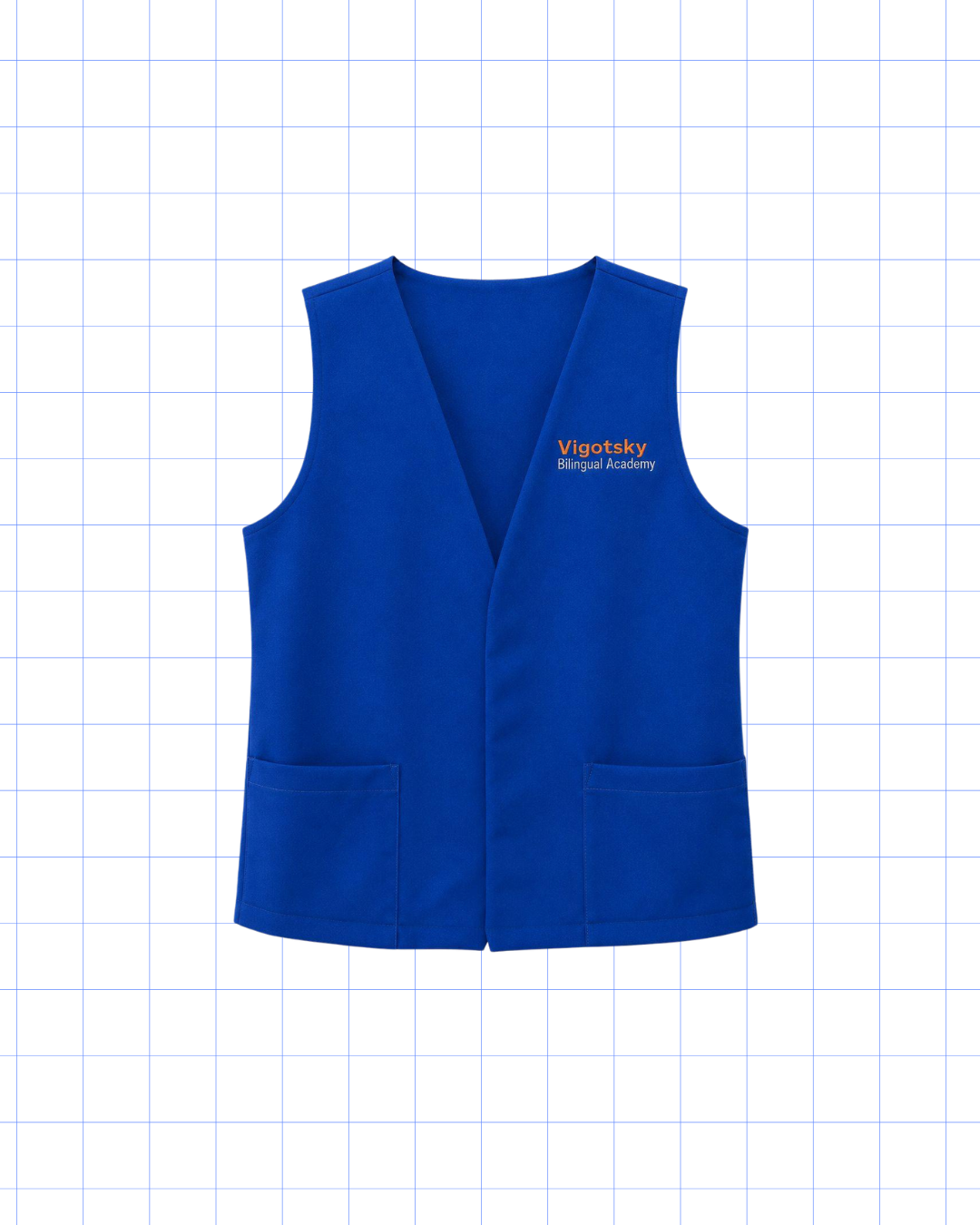 SEXTO A DUODECIMO GRADO:  CHALECO ROYAL BLUE